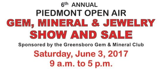 2017 Open Air Gem & Mineral Sale